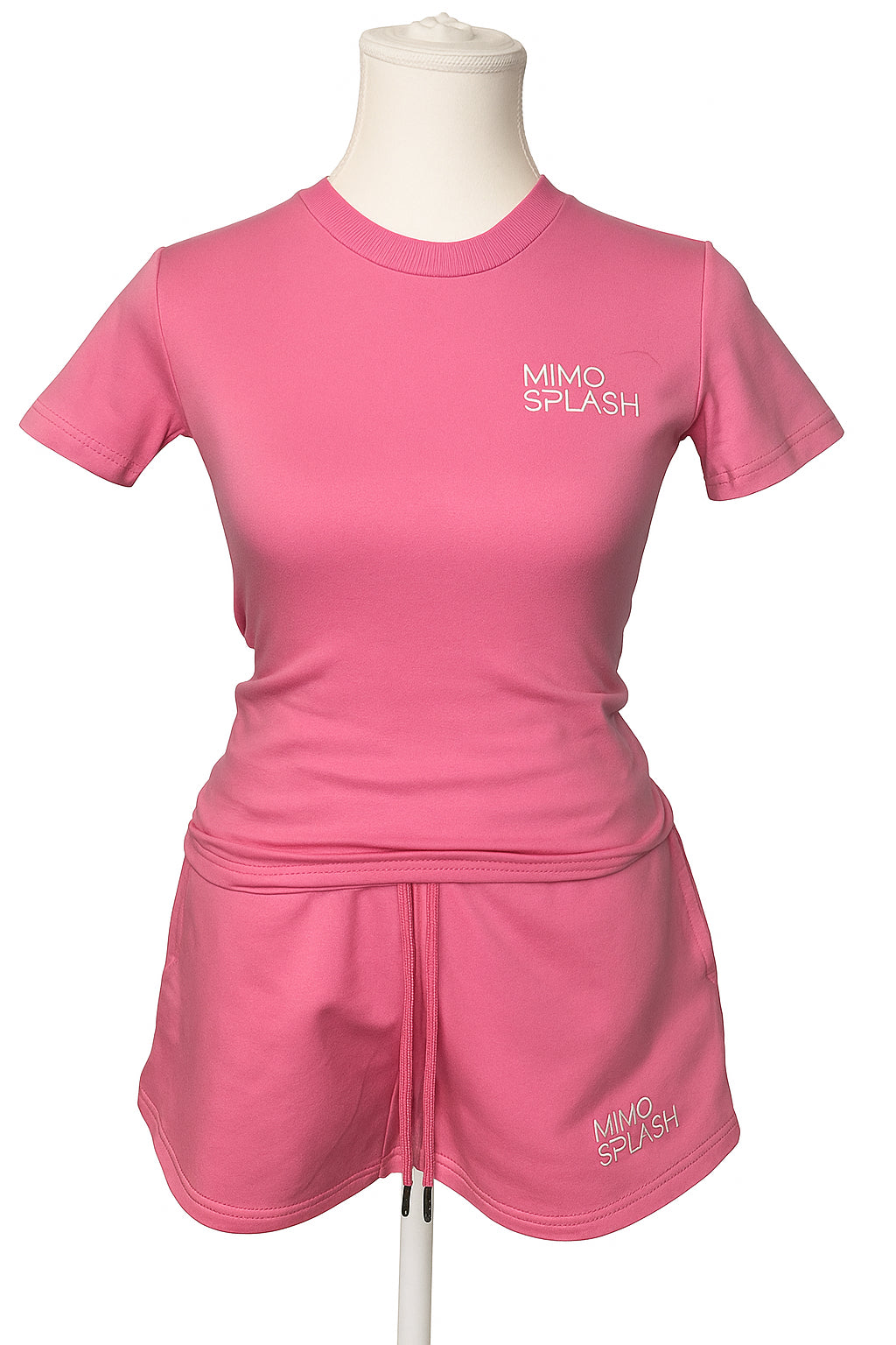 Woman's fitness slim crop top set